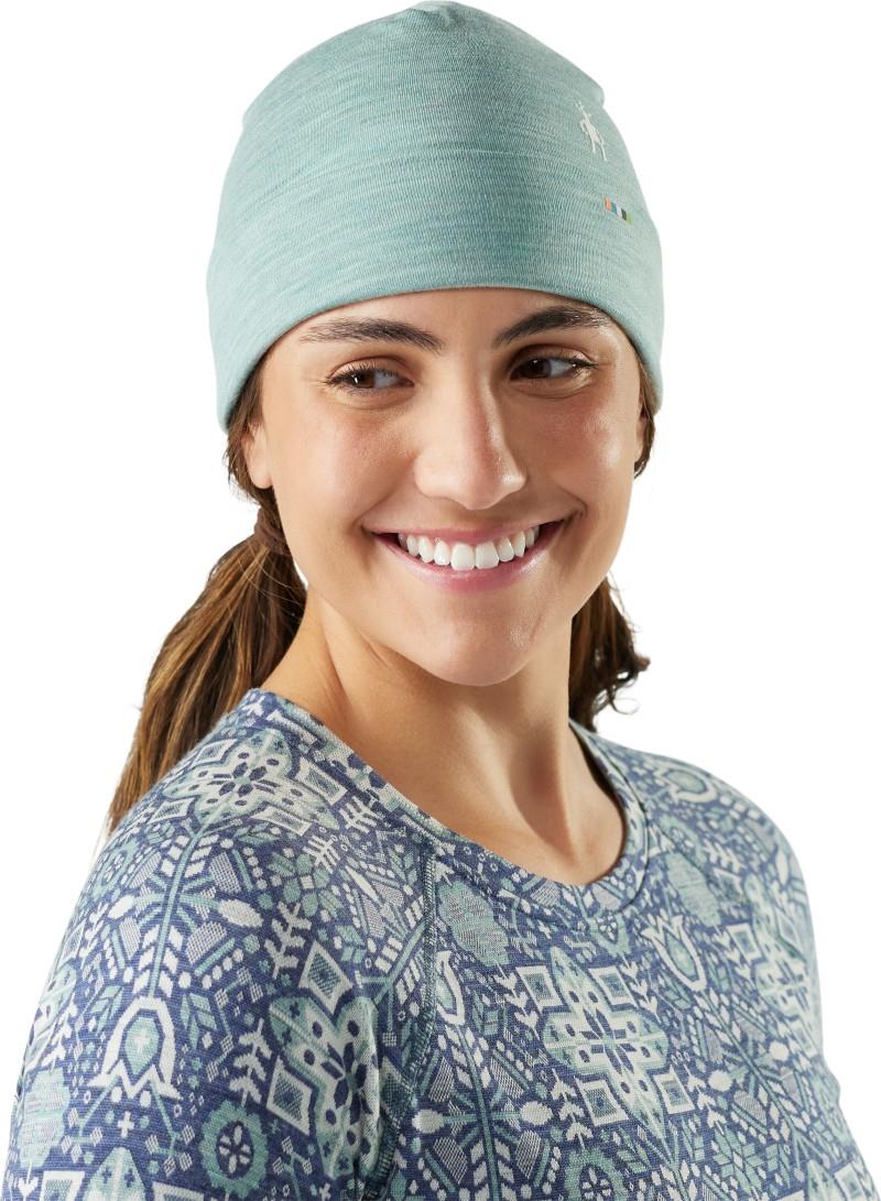 Thermal Merino Reversible Cuffed Beanie - arctic green 1