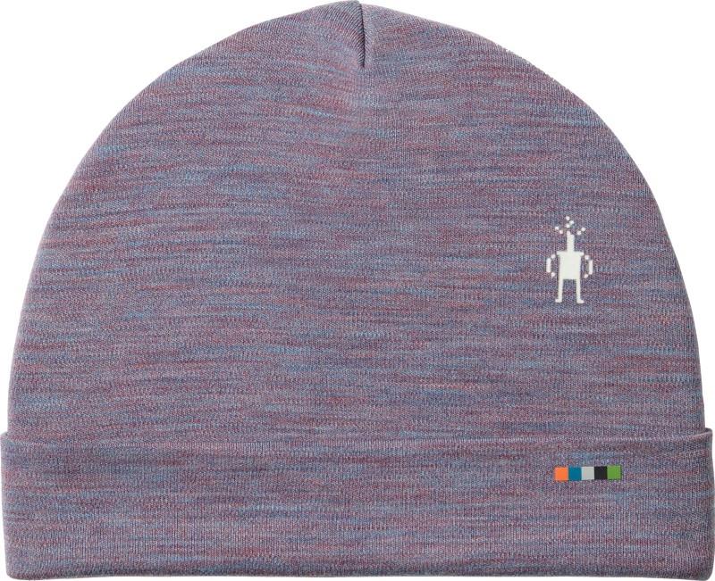 Thermal Merino Reversible Cuffed Beanie - chalk violet heather / chalk violet heather 1