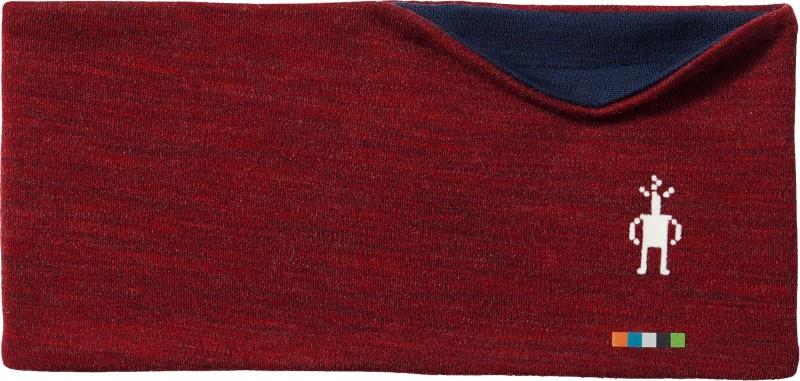 Thermal Merino Reversible Headband - deep navy / currant heather 1