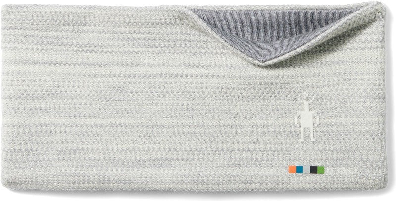 Thermal Merino Reversible Headband - light gray color shift 1