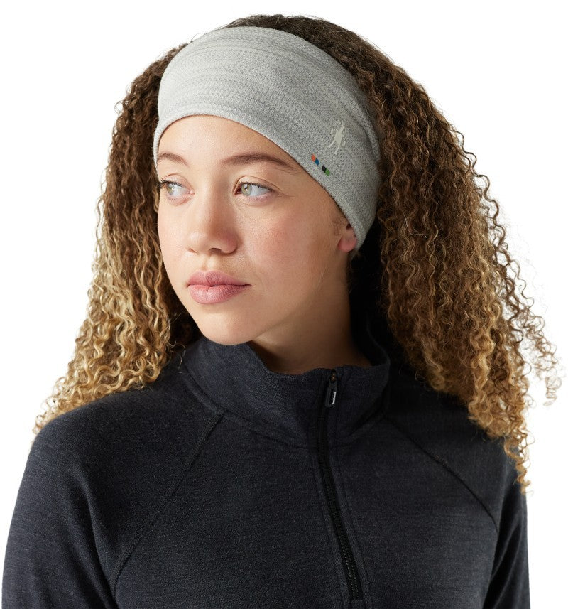 Thermal Merino Reversible Headband - light gray color shift 1