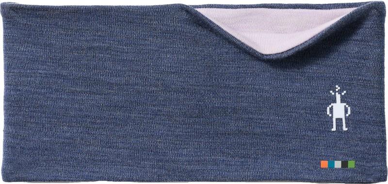 Thermal Merino Reversible Headband - nightfall blue heather 1