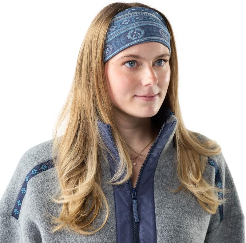Thermal Merino Reversible Headband - nightfall fair isle fun 1