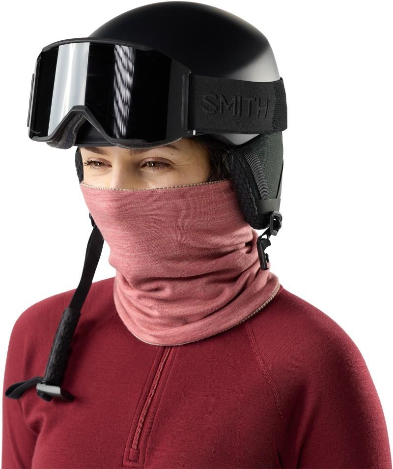 Thermal Merino Reversible Neck Gaiter - almond mini meadow 1