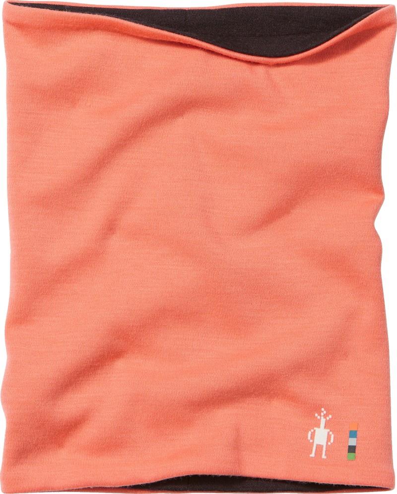 Thermal Merino Reversible Neck Gaiter - coral reef / mink 1