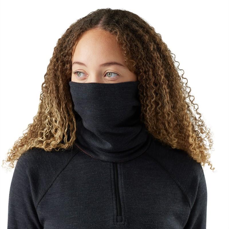 Thermal Merino Reversible Neck Gaiter - mink color shift 1