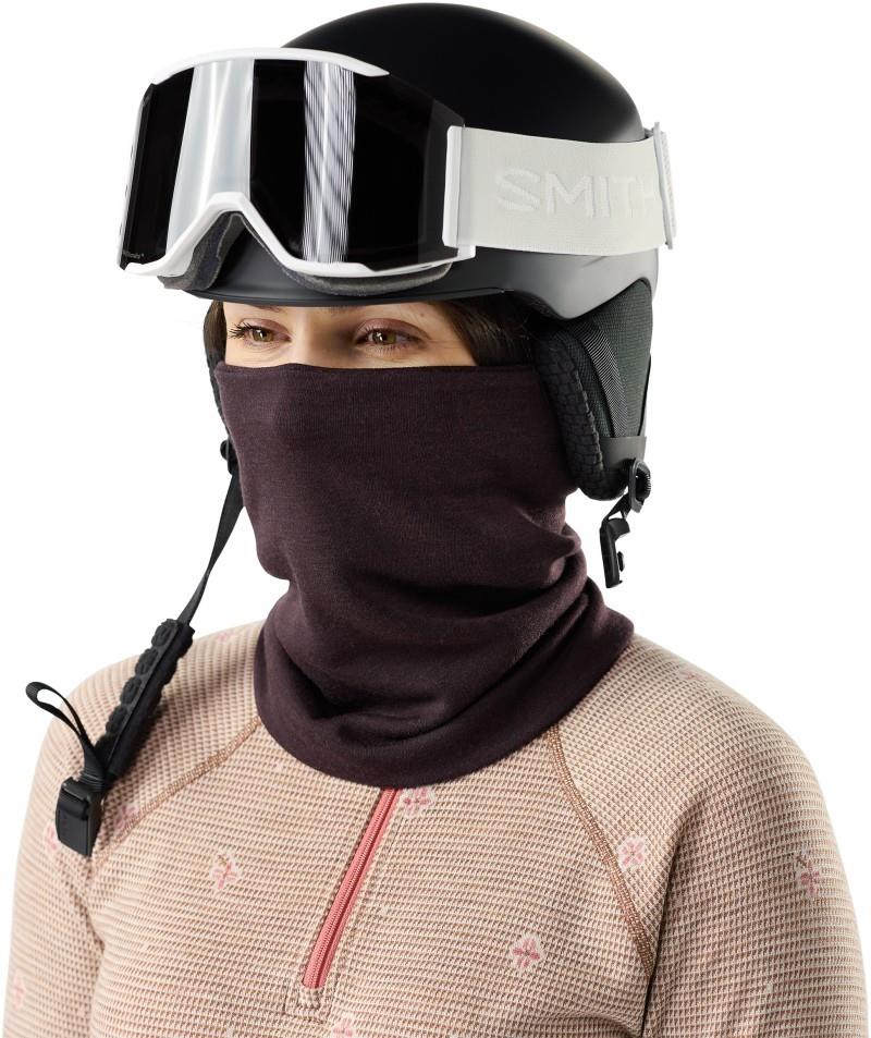 Thermal Merino Reversible Neck Gaiter - mink heather 1