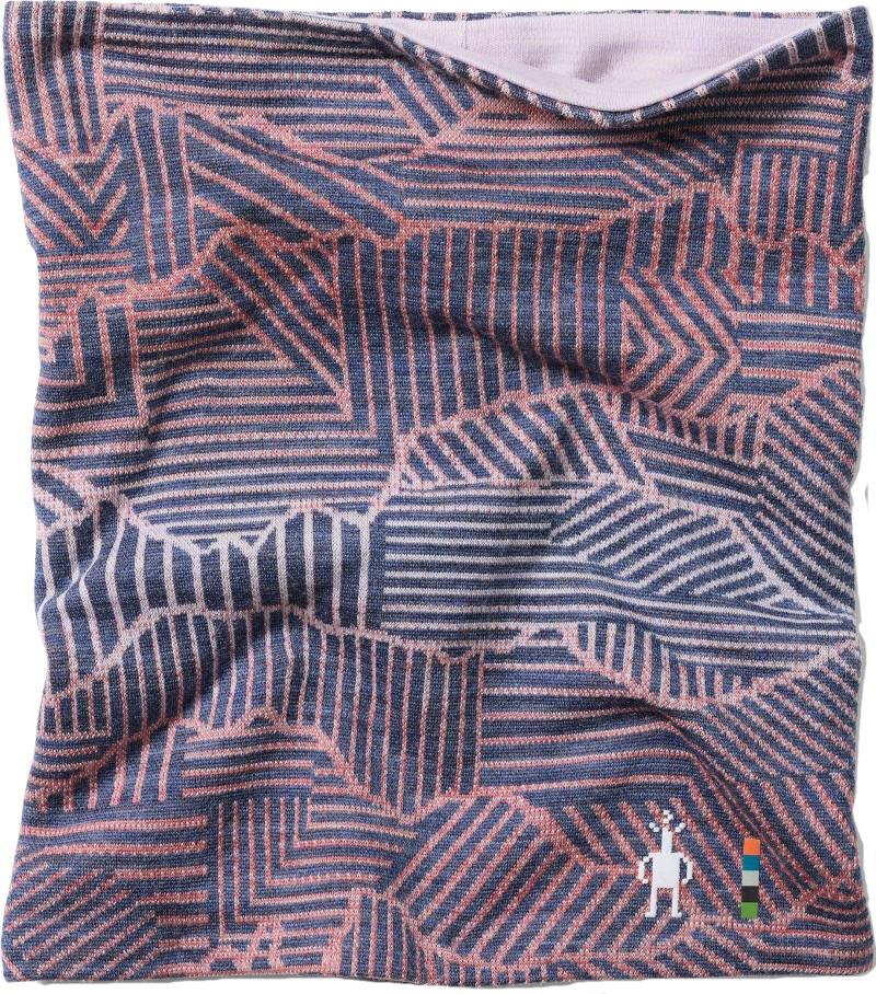 Thermal Merino Reversible Neck Gaiter - nightfall linear peaks 1