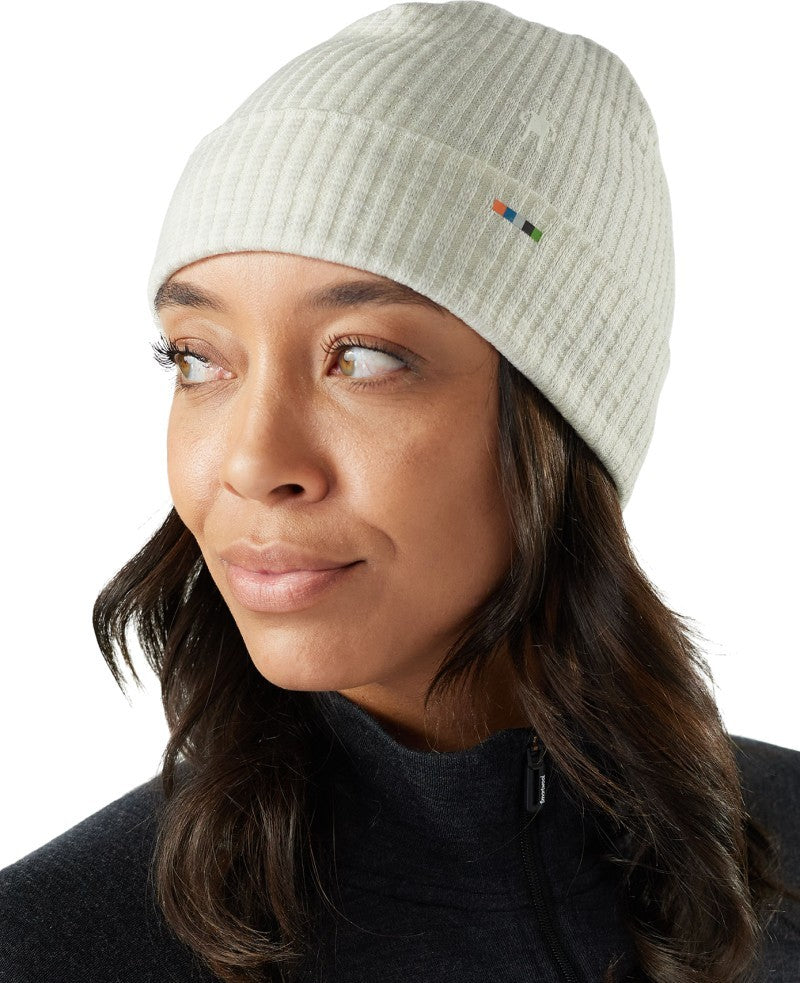 Thermal Merino Rib Beanie - ash heather 1