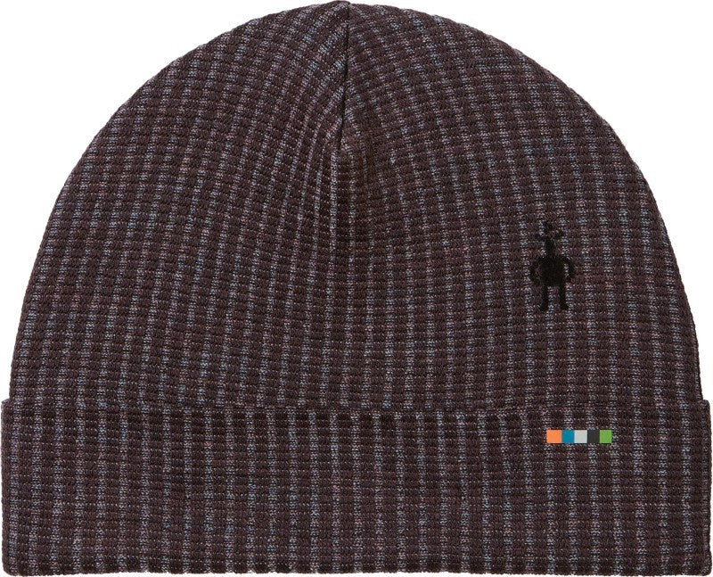 Thermal Merino Rib Beanie - mink / chalk violet heather 1