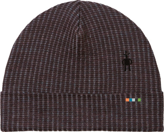 Thermal Merino Rib Beanie - mink / chalk violet heather 1