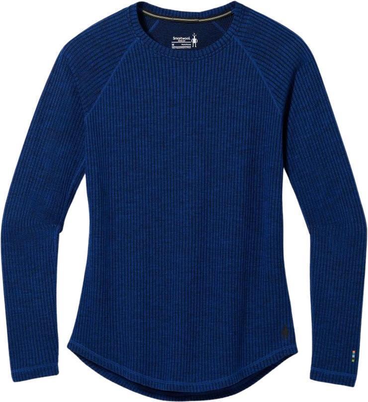 Thermal Merino Rib Crew - Womens - Blueberry Hill Heather 1
