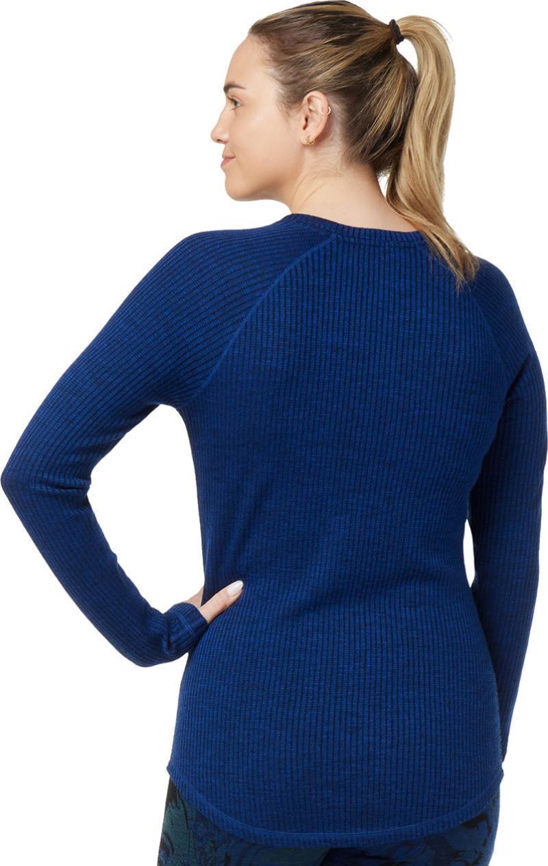 Thermal Merino Rib Crew - Womens - Blueberry Hill Heather 3