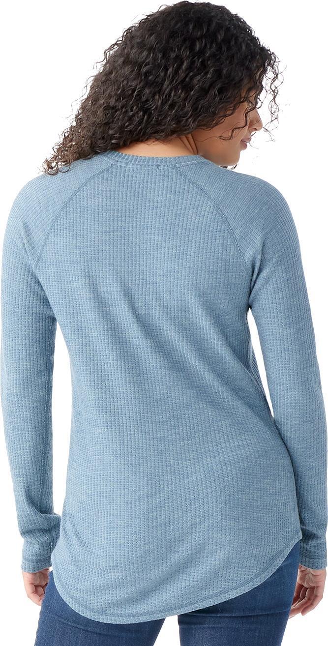 Thermal Merino Rib Crew - Womens - Lead Heather 3