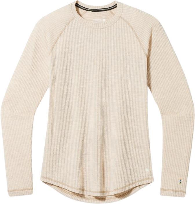 Thermal Merino Rib Crew - Womens - Toasted Coconut Heather 1