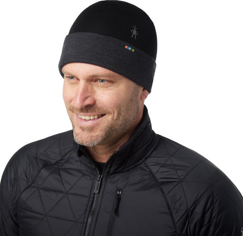 Thermal Merino Stowe Pocket Beanie - Black 2