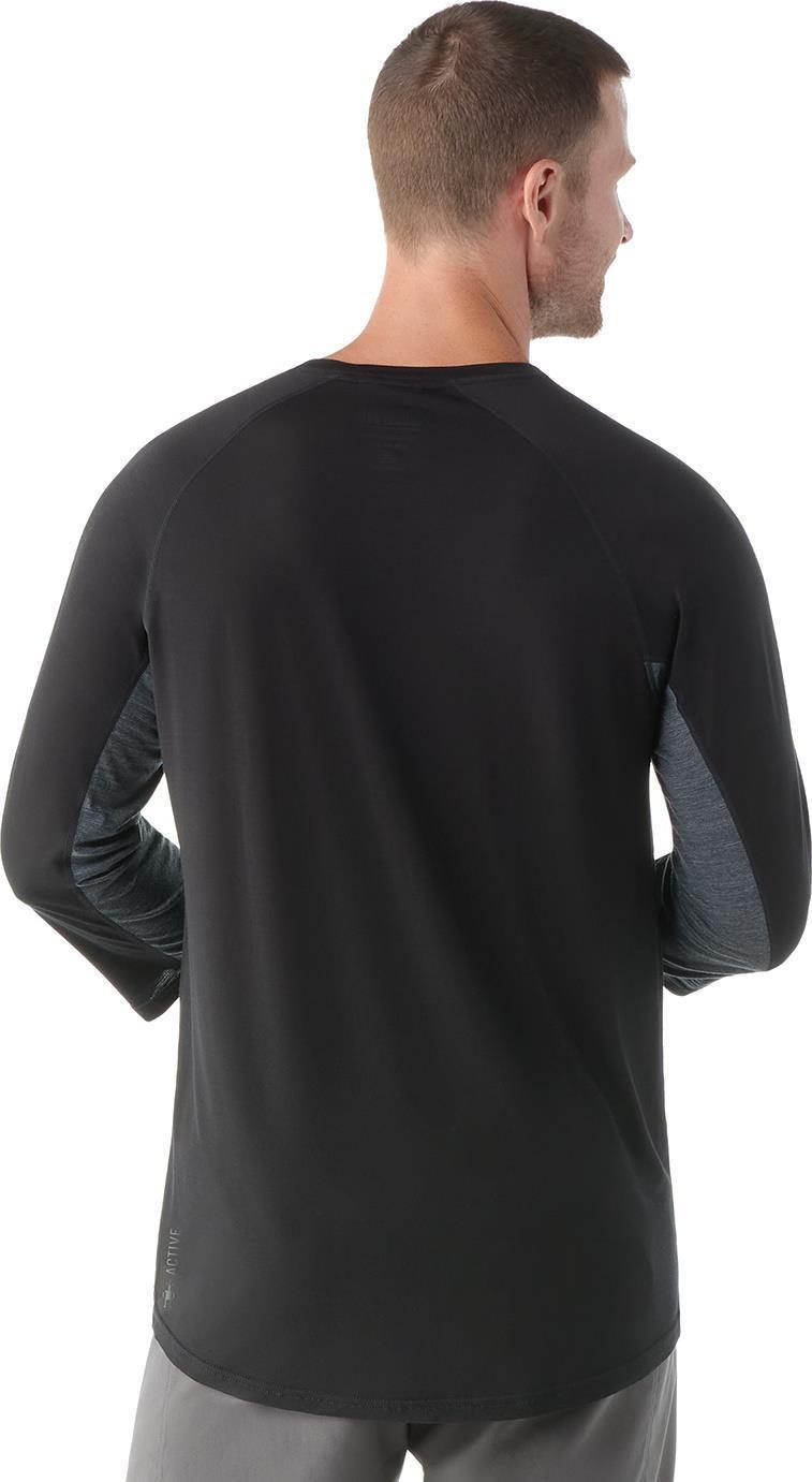 Ultralite Mountain Bike 3/4 Sleeve Tee - Mens - Black / Charcoal 2
