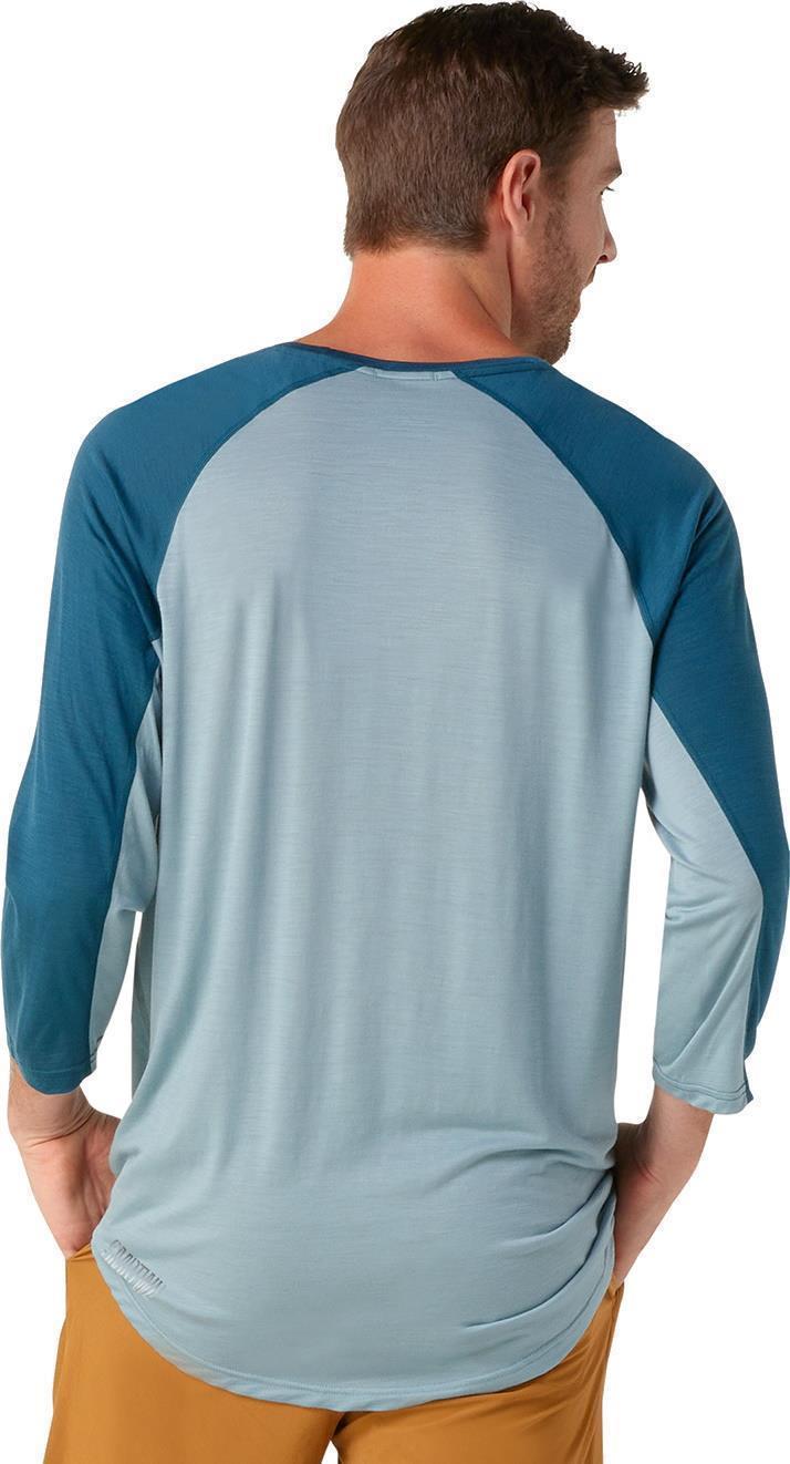 Ultralite Mountain Bike 3/4 Sleeve Tee - Mens - Lead 3