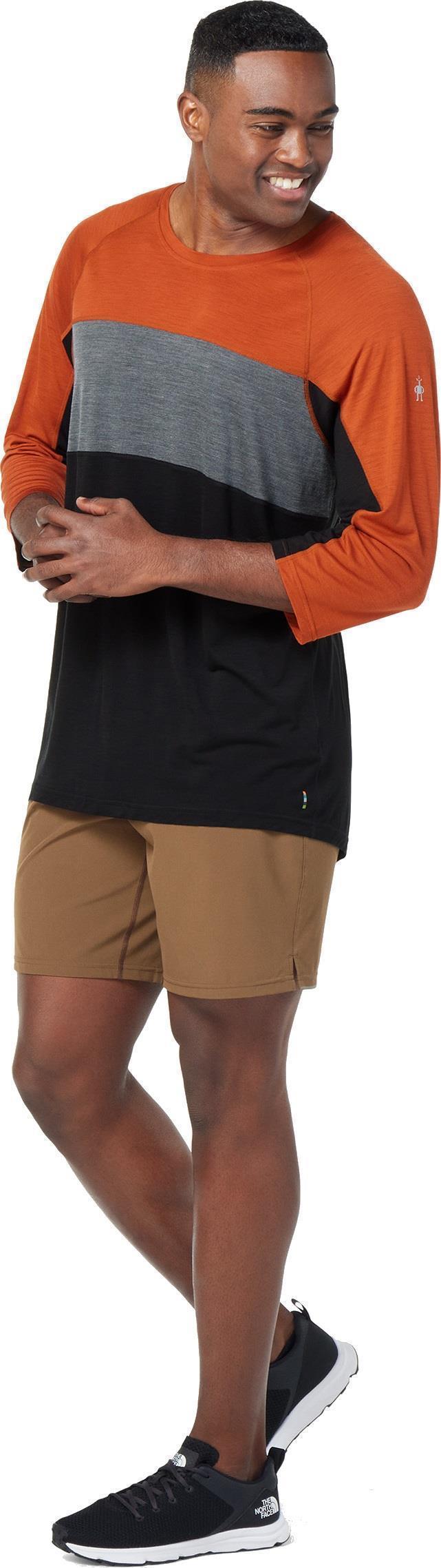 Ultralite Mountain Bike 3/4 Sleeve Tee - Mens - Picante 2