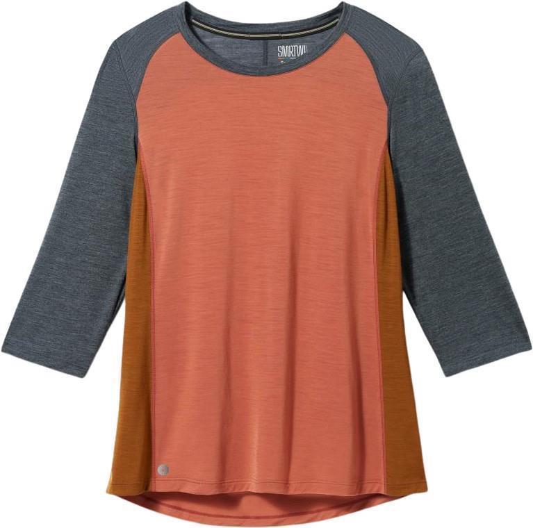 Ultralite Mountain Bike 3/4 Sleeve Tee - Womens - Copper 1