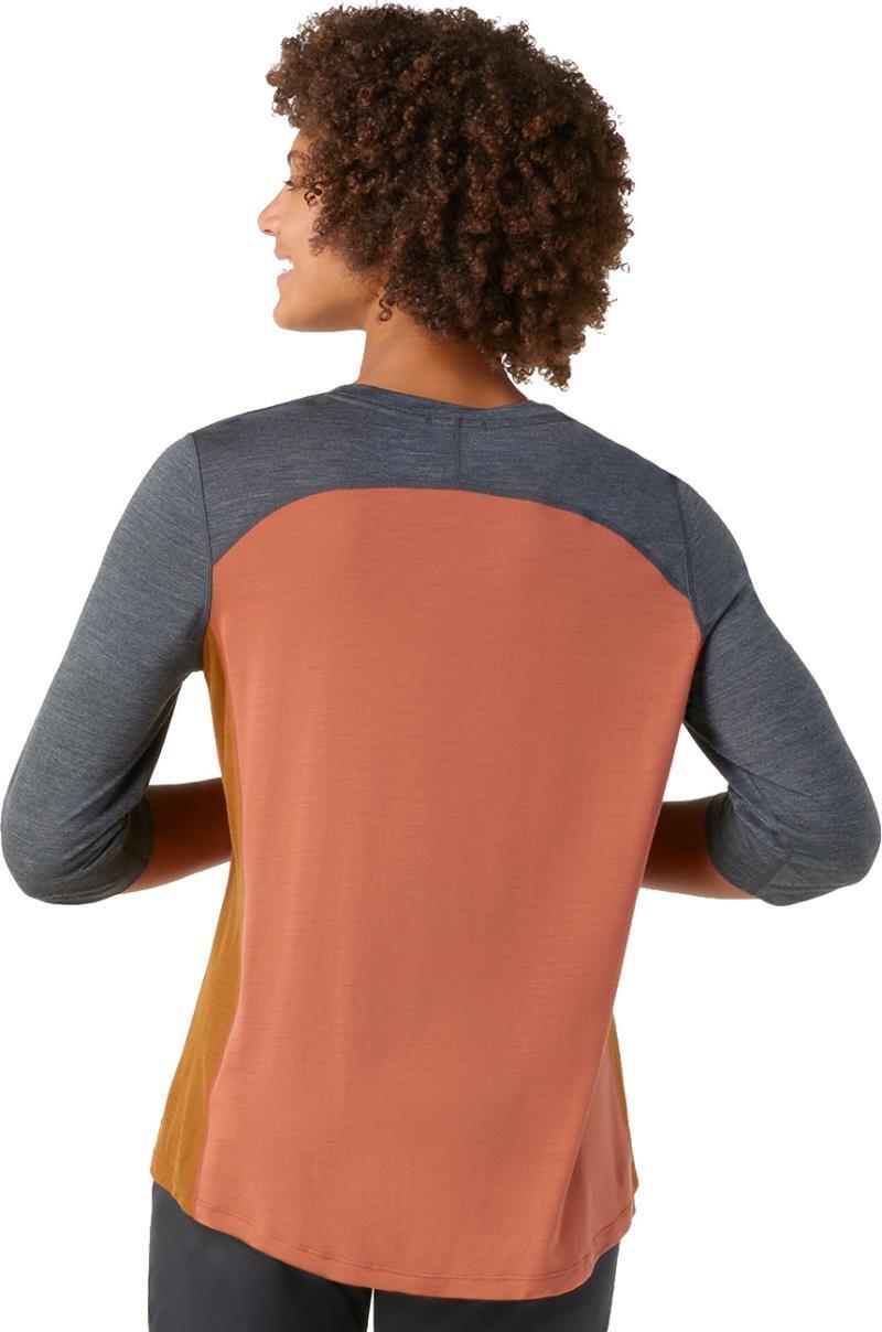 Ultralite Mountain Bike 3/4 Sleeve Tee - Womens - Copper 3