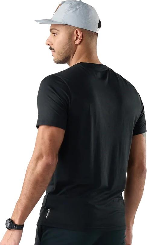 Wander Valley Active SS Graphic Tee - Mens - black 1