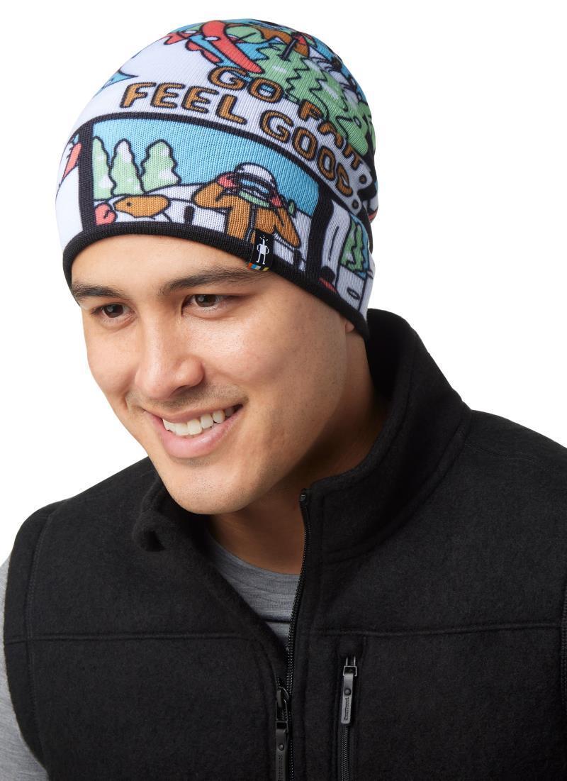 Winter Adventure Print Beanie - Multi Color 3