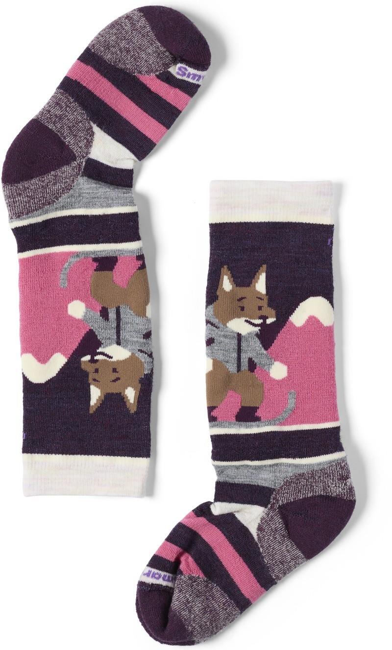 Wintersport Full Cushion Fox Glade Over the Calf Socks - Youth - moonbeam 1