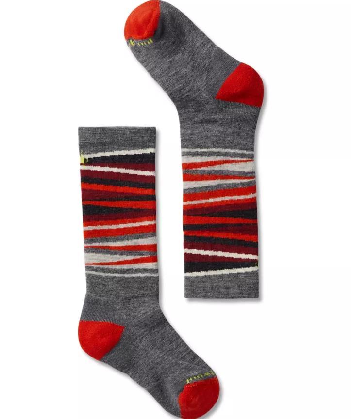 Wintersport Stripe Socks - Kids - medium gray 1