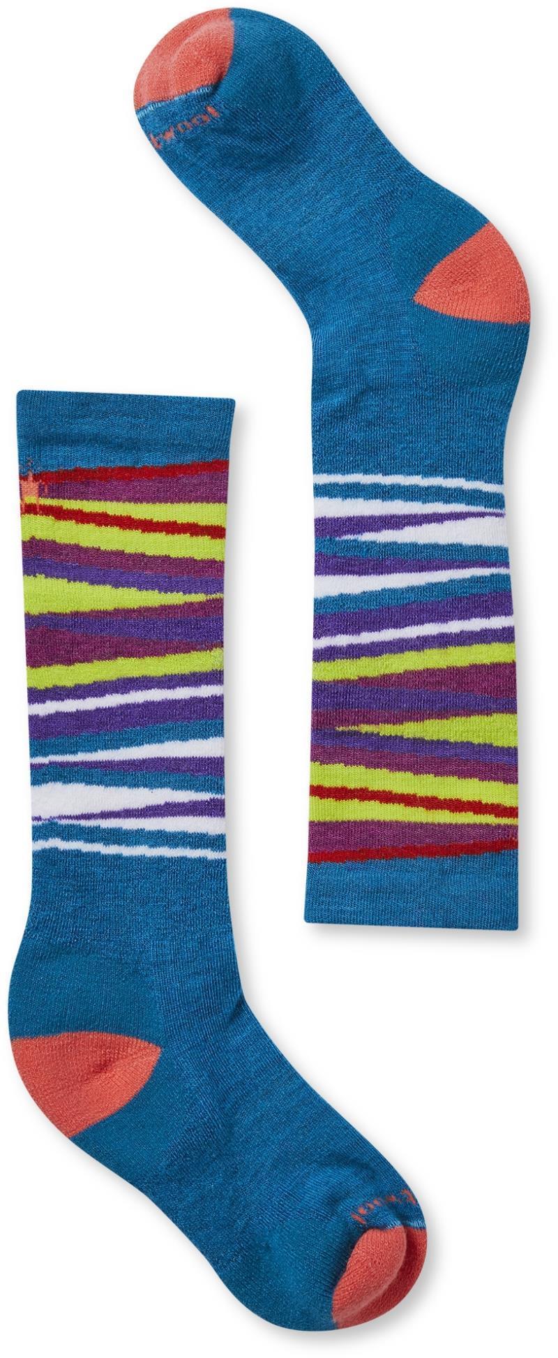 Wintersport Stripe Socks - Kids - ocean abyss 1