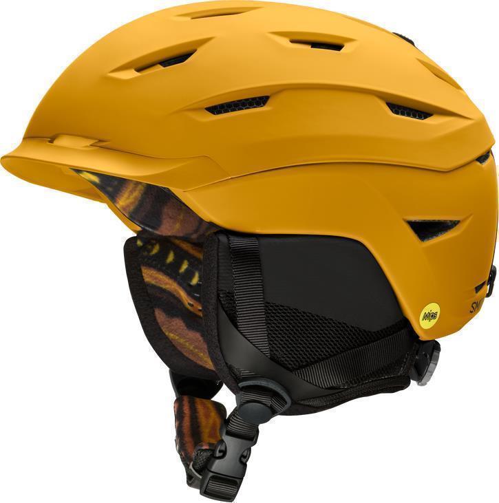 Level MIPS Helmet - Matte Amber Textile 1