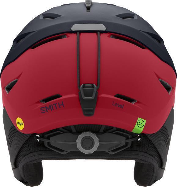 Level MIPS Helmet - Matte Midnight Navy / Crimson 2