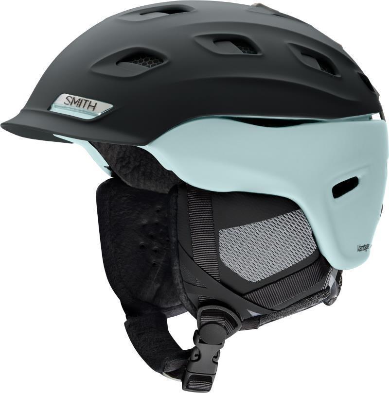 Vantage Helmet - Womens - Matte Black / Pale Mint 1