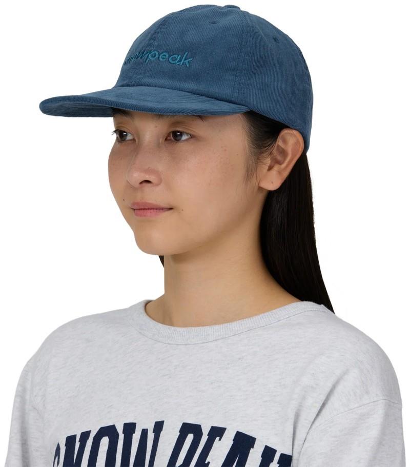 Corduroy Logo Design Cap - light blue 1