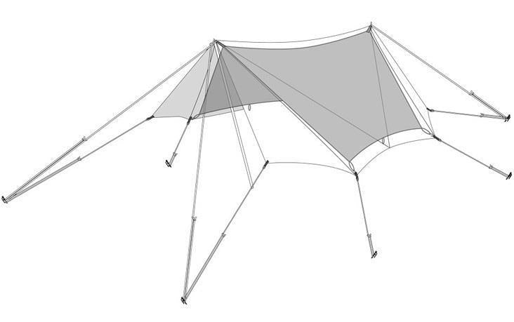 Takibi Tarp Octa Inner Roof - Not Applicable 1