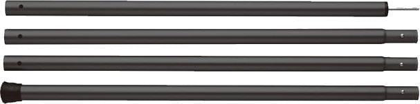 Wing Pole Aluminum - 240cm - black 1