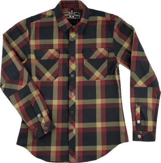 Vagabond Riding Shirt - Mens - after ride wine plaid 1