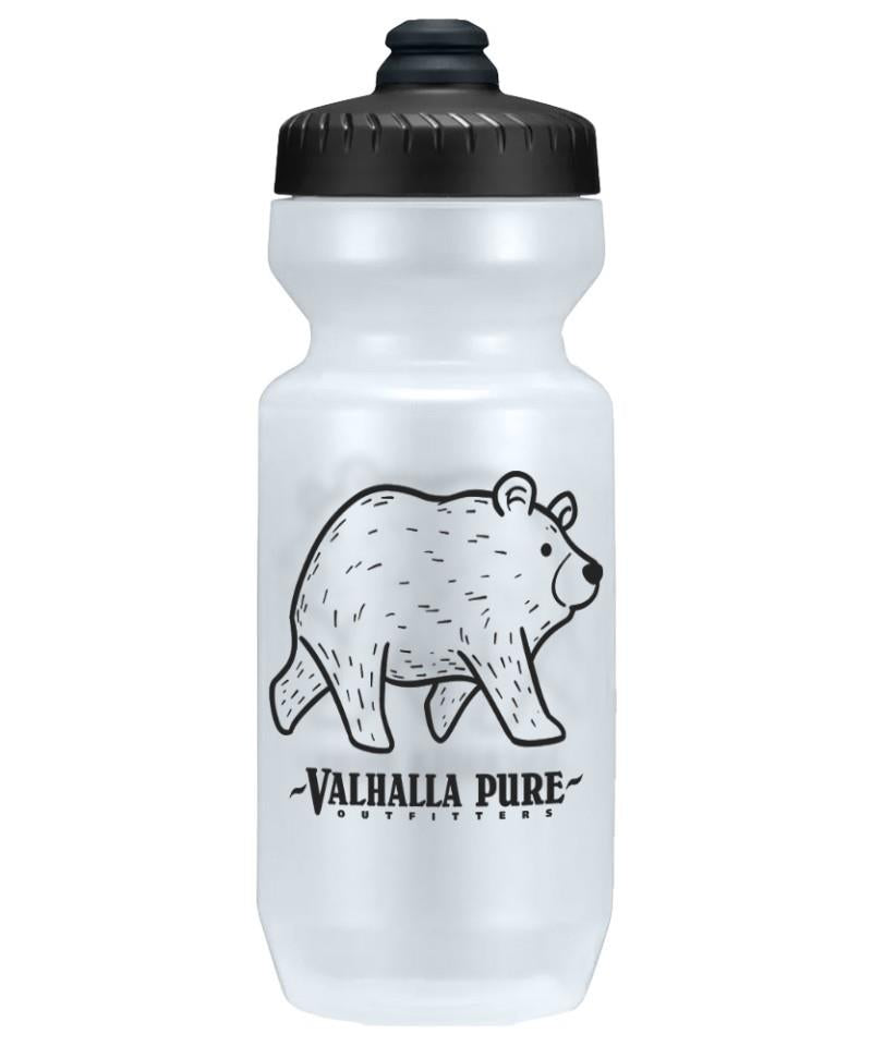 VPO Sports Water Bottle 650ml / 22oz - Bear Logo - smokey transparent 1