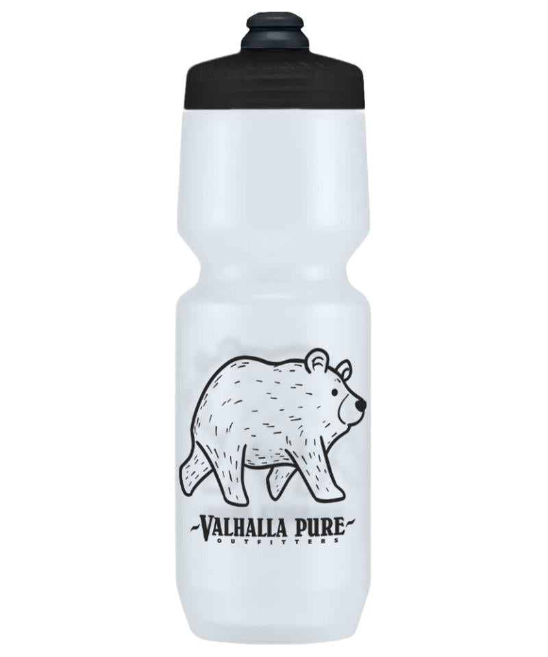 VPO Sports Water Bottle 769ml / 26oz - Bear Logo - smokey transparent 1
