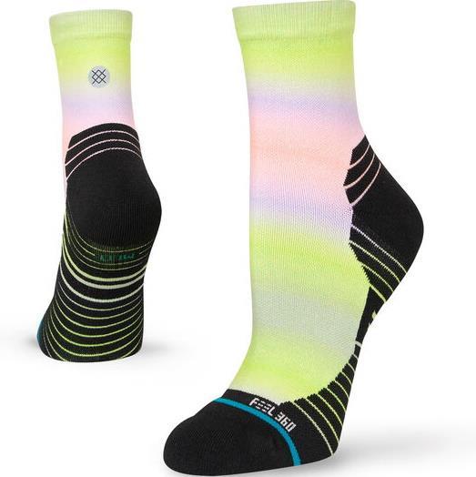 All Time Quarter Light Cushion Socks - Womens - ombre 1