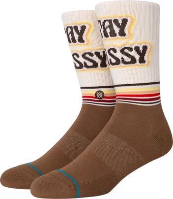 Anchorman Unique New York Crew Socks - Unisex - off white 1