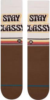 Anchorman Unique New York Crew Socks - Unisex - off white 1