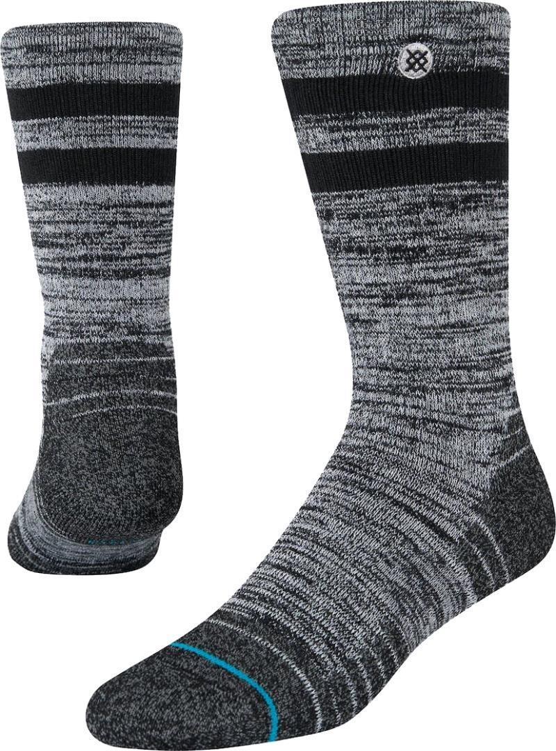 Camper Hike Wool Crew Socks - black 1