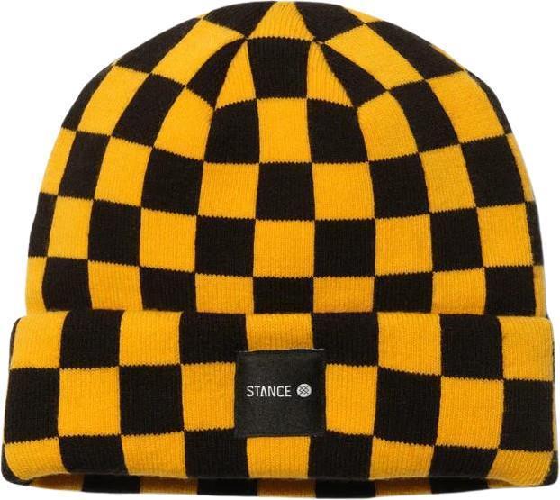 Checked Out Beanie - golden 1