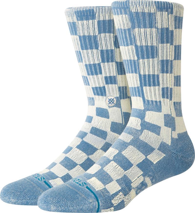 Cotton Cruzer Crew Socks - Unisex - Bluesteel 1