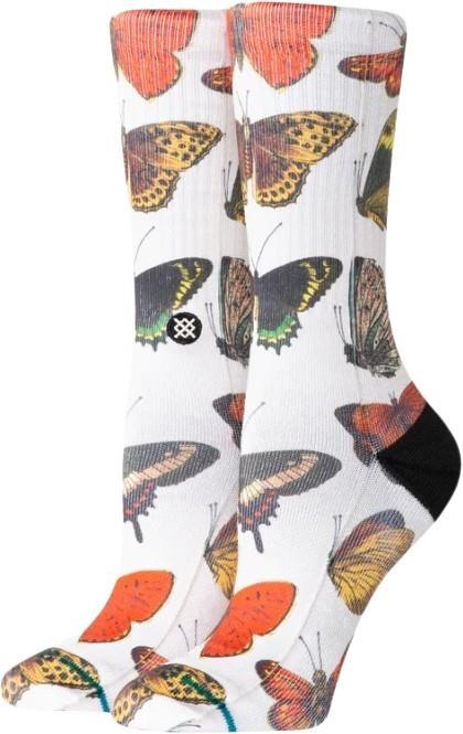 Flutterby Crew Socks - Womens - canvas 1
