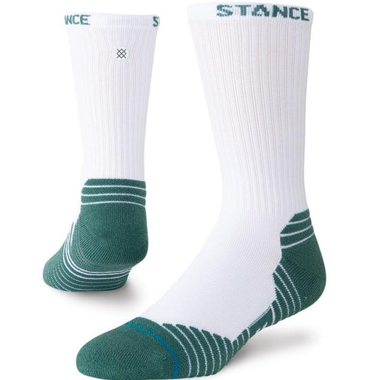 Golf Fairway Ribbed Crew Socks - white 1