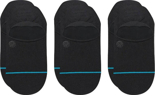 Icon No Show Socks - 3 Pack - black 1