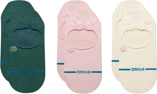 Icon No Show Socks - Womens - 3 Pack - teal 1