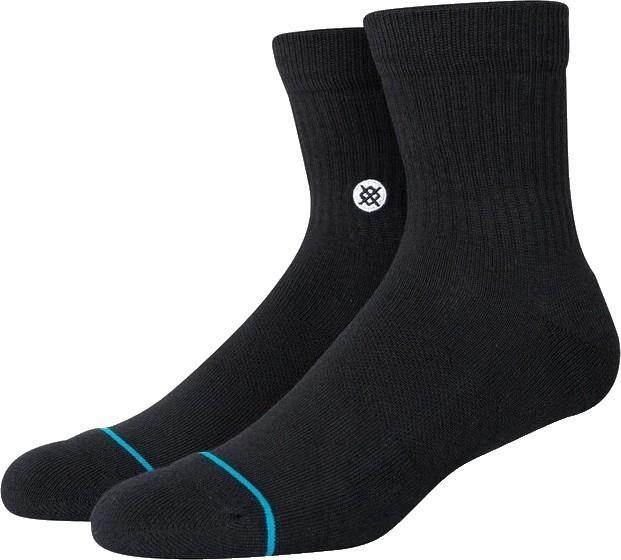Icon Quarter Socks - black 1